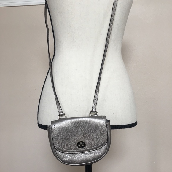 Coach Swing pack crossbody Metallic turnkey - Picture 1 of 5